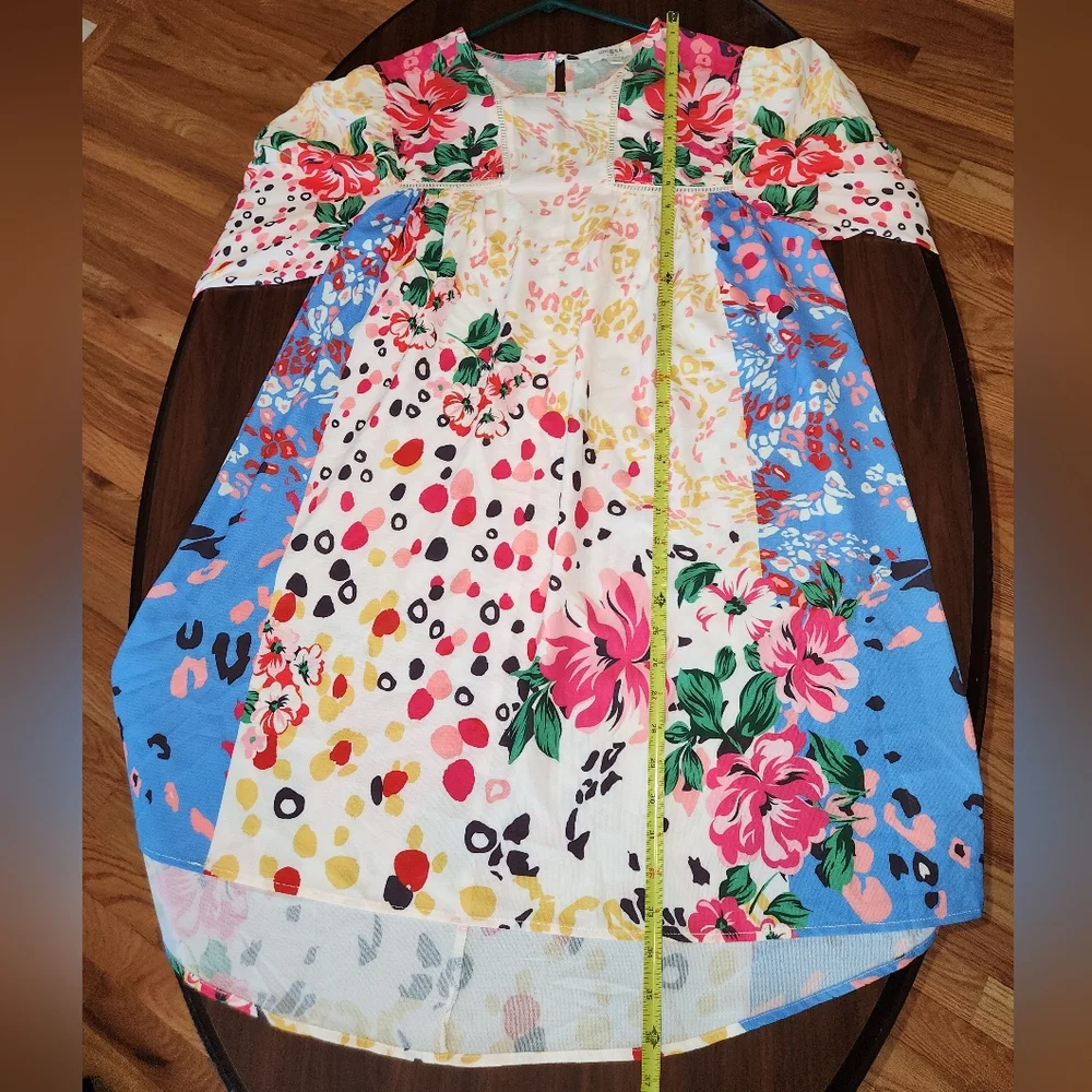 NWOT UMGEE Floral Shift Dress Women's SZ LG - Picture 4 of 9